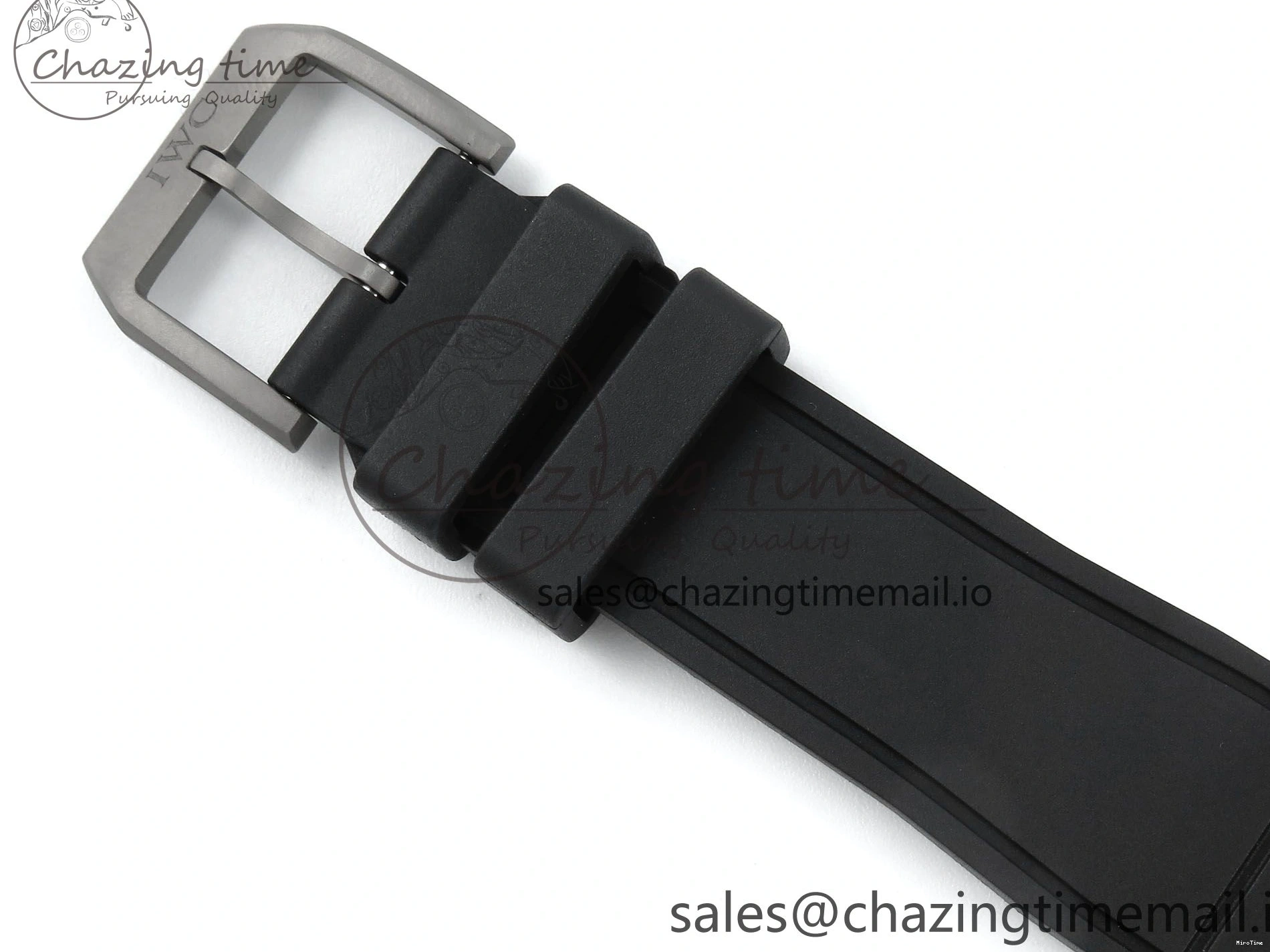 MIROTIME 0307 TravelReady Pilot IW326905 Black Aces M+F 1:1 Best Edition White Dial on Black Rubber Strap MY 7000
